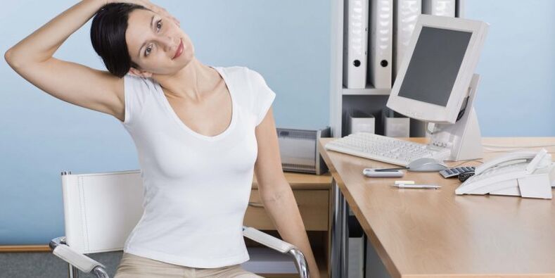 Servikal osteokondroz için hafif egzersizler